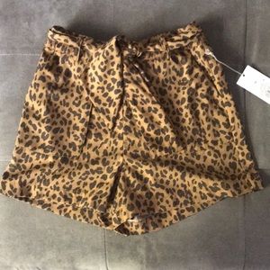NWT leopard print A New Day high waisted shorts